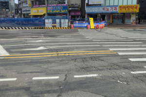 “천공기 사고 탓?”…만촌네거리 ‘땅꺼짐’ 신고에 시공사·대구시 정밀조사 나선다