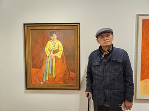 [갤러리에서] 아흔의 자유로운 붓터치에서 피어나는 생명력…대백프라자갤러리 ‘조은호 서양화전’