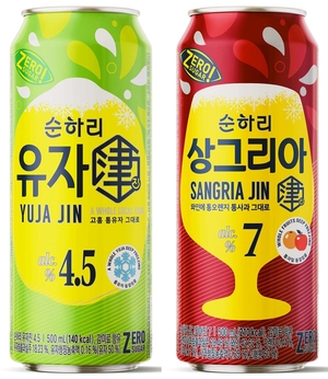롯데칠성음료, ‘순하리 유자진’ ‘순하리 상그리아진’ 출시