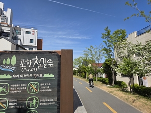 [주말, 픽] 연둣빛 수채화로 물든 도심 속 허파… 포항 철길숲을 걷다