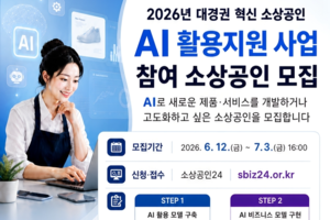 대구TP, 대경권 소상공인 AI 도입 돕는다…최대 4천만원 지원