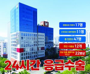 [의료특집] W병원, 지역 유일 ‘복지부 지정 관절 전문병원’…365일 긴급수술 대응체계