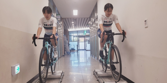 대구시청 사이클팀 홍하랑·홍윤화 “한계점 넘어 성취감에 계속 페달 밟아요”