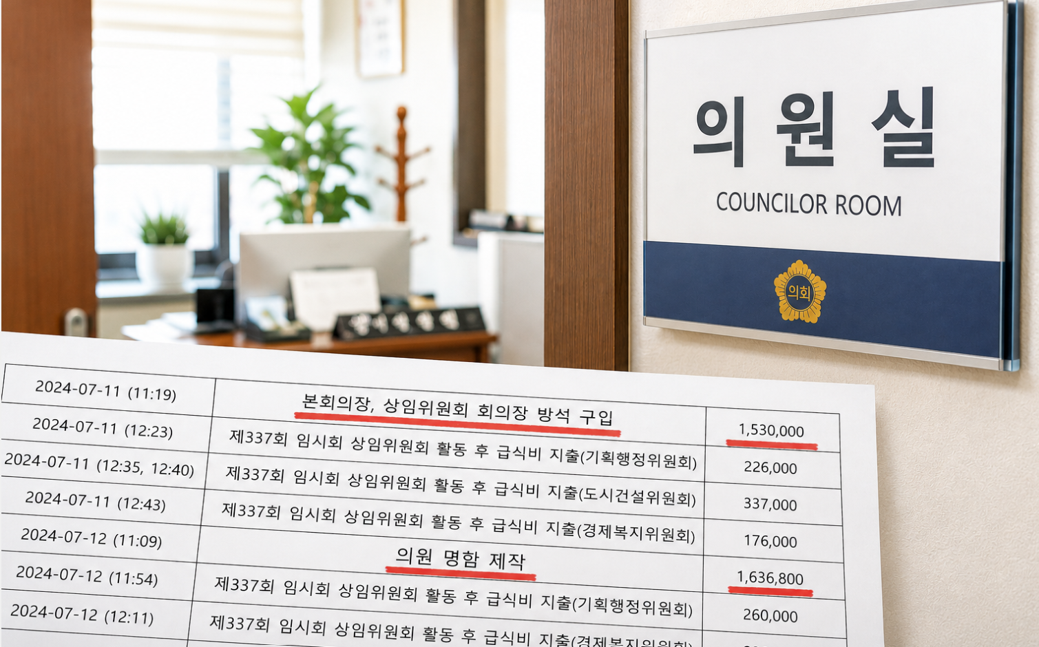 [추적 보도] 의원님 등산복부터 명함까지…TK 의회 업추비 4년 100억