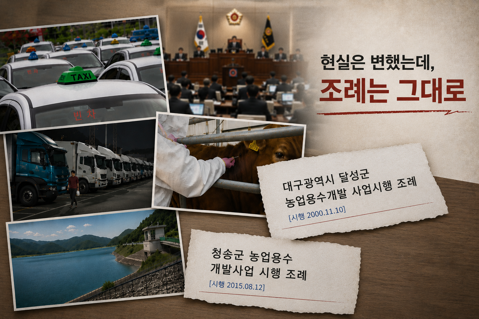 [추적 보도] 30년간 손도 안댔다...TK지방의원들의 ‘직무유기 조례’